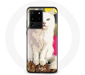 Coque pour Samsung Galaxy S20 Ultra turc de Van Chat Blanc aux yeux bleu et jaune