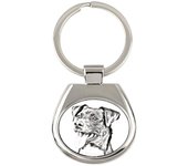 Danish-Swedish Farmdog - keychain with a dog, keychain with a print, personalized pendant from the Art-Dog brand plata