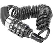 Candado de seguridad con contraseña de 4 dígitos, antirrobo, con cable de acero, con código de bloqueo para patinete eléctrico Xiaomi M365 Pro Pro2 Mi3, accesorios negro