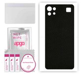 apgo Protective Skin Sticker for the back compatible with LG K92 5G, Wrap Film, Foil, Vinyl - Pattern Matrix