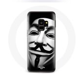 Coque pour Samsung Galaxy S9 plus Nous sommes légion masque anonyme