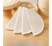 Esterilla antiadherente para bollos al vapor - Paño de gasa de algodón grueso para cocinar al vapor en la cocina 26cm