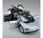 Nuevo 1:24 HiPhi X SUV Aleación Nuevo Modelo de Vehículo de Energía Modelo de Coche de Tráfico Eléctrico Inteligente de Metal Fundido a Presión Sonido y Luz Juguete de Regalo para Niños blanco