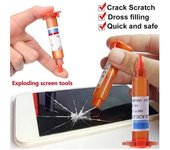 Pegamento UV Loca Adhesivo óptico transparente para reparación de lentes de vidrio de teléfonos celulares LCD 5G TP-2500 5ml