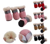 Zapatos para mascotas Zapatos de algodón Botas de nieve Zapatos de algodón antideslizantes para mascotas XL