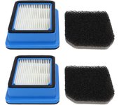 Juego de 2 filtros de repuesto para aspiradoras Electrolux Q6, Q7, Q8, WQ61, WQ71 y WQ81.