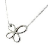 Les Trésors De Lily [L0454] - Collar de plata 'Mariposa' de plata plata