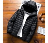 Abrigo de invierno para hombre, chaqueta con cremallera de tendencia coreana de Color sólido, ropa de calle informal de moda cálida, abrigos gruesos con cuello levantado XXXXXL