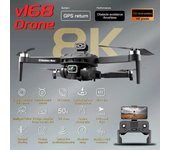 Dron GPS original V168 PRO 5G profesional con fotografía aérea 8K HD, cámara dual, omnidireccional, para evitar obstáculos 4K 1 battery negro