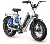G-FORCE RS/RS ST Electric Bicycle Adult 750W Men's Electric Bicycle 48V15AH Battery, 20 inch Women's Electric Bicycle blanco