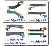 Cable flexible de placa base con conector y ranura para lector de tarjeta SIM para Motorola Moto Edge 20 Pro 30 Fusion S30 Pro Edge 30 Fusion