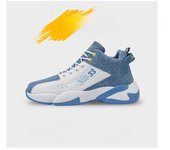 Zapatos de hombre de talla grande, otoño e invierno, para parejas, zapatillas de deporte para adolescentes, zapatillas de baloncesto de combate para estudiantes de moda, zapatos para hombre 36
