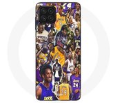 Coque Maniacase pour Samsung Galaxy A22 4G kobe bryant all generations champion NBA