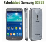 Teléfono móvil Samsung Galaxy Beam2 G3858 reacondicionado simple set plata