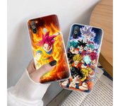 Funda de TPU Dragon Ball Super para iPhone XR 7 8 14 15 11 12 13 X XS Pro Max Xiaomi Redmi 13C Note 9 Samsung A22 S23 S24 Ultra Plus VIVO iPhone 8 aero