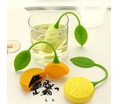 Bebedero de silicona, tetera, taza de té, colador de té de hierbas, filtro infusor, bolsa de limón, 1 ud.