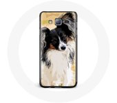 Coque pour Samsung Galaxy A3 Épagneul nain continental papillon Race de chiens