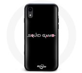 Funda negra de El Juego del Calamar para iPhone XR