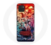 Coque pour Samsung Galaxy A03 Stranger Things Teaser Saison 4 Affiche Personnages Art