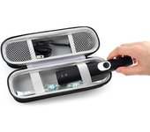 Estuche de almacenamiento portátil de EVA para cepillos de dientes eléctricos, estuche rígido de transporte, carcasa protectora, organizador, accesorios de viaje negro