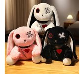 Muñeco de peluche de conejo Dark Rebirth 25cm blanco