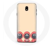 Coque pour Samsung Galaxy S5 Squid Game Masques Triangle carré et Cercle Fan Art