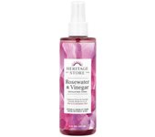 Heritage Store, Agua de rosas y vinagre, Tónico exfoliante, 236 ml (8 onzas líquidas) (237ml)