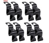 6/5/2pcs Car Seat Headrest Hook Hanger Storage Organizer Universal for Handbag Purse Coat fit Universal Vehicle Car S 2pcs
