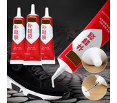 3 piezas de pegamento de fuerte adherencia para reparación de calzado, herramientas para zapateros, zapatillas, botas, bolsos de cuero. plastic head