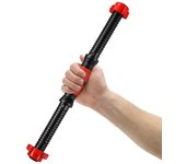 Juego de barras de extensión con mancuernas roscadas, barras ajustables con mancuernas para levantamiento de pesas en el hogar