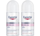 Desodorante roll-on Eucerin para piel sensible (2 unidades de 50 ml)
