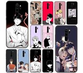 Funda de teléfono para Xiaomi Redmi Note 8 8T 10 9 9S 7 6 Pro xiaomi 9 9A 8 8A 7 6 funda negra Hoesjes Tpu Coque de lujo bj-alex-manga Redmi Note 8 Pro