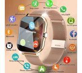 Reloj inteligente para todas las conexiones de teléfonos inteligentes Reloj inteligente Llamada Bluetooth Relojes impermeables para hombres Pulsera deportiva para mujeres
