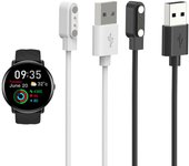 Cable de carga conveniente y rápido Cable de conexión magnética fácil de usar Carga rápida y sin complicaciones para GTR 3 Pr0 A negro