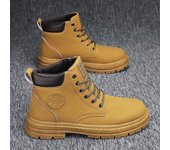 Botas Martin altas impermeables para hombre (primavera de 2024): zapatos de trabajo antideslizantes y resistentes al desgaste. 42 negro
