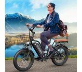 Ebike LD20 bicicleta de electricidad para mujeres 750W 48V 20AH batería de litio alimentada por hombres/mujeres bicicleta eléctrica de ciudad para adultos