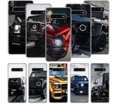 Funda de teléfono negra para coche deportivo G63 para Samsung Galaxy S20 FE S10 Plus S21 S22 Ultra S10E S9 S8 S7 Edge J4 + Fundas Samsung S20 FE