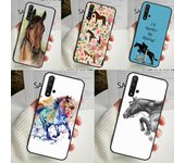 Funda con estampado de caballo y poni para Huawei Nova 11i, 3i, 7i, 5T, 11, 9, 10 SE, Y60, Y61, Y70, Y90, Y91, P20, P40 Lite, P30 Pro Huawei P30 Lite