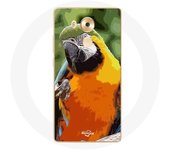 Coque pour Huawei Mate 8 Aras Perroquet Orange vert