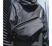 Bolso bandolera de cuero impermeable y mochila deportiva para hombre 13 inches