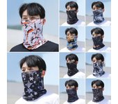 Breathable lce Silk Bandana Elastic Cycling Balaclava Anti-UV Headband Scarf  Summer Color9