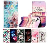 Galaxi A14 Funda trasera de cuero para Funda Samsung Galaxy A14 A04s A04 Core Funda mariposa gato teléfono cartera Flip Cover Capinha Mujer Samsung A04S