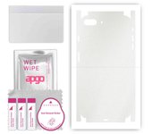 apgo Protective Skin Sticker for the back+sides compatible with Apple iPhone 7 Plus, Full Wrap Film, Foil, Vinyl - Pattern Matte Transparent