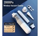 Aspiradora de coche nueva 3 en 1 aspiradora inalámbrica para automóvil aspiradora robot portátil mini colector de polvo de mano gris