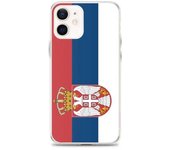 Coque Télephone Drapeau Serbia - iPhone 12 mini