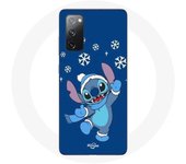 Coque pour Samsung Galaxy S20 FE Stitch neige Noël bleu