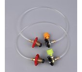 Adaptador de recarga de gas para estufa de camping, cassette para exteriores, válvula de llenado de tanque de gas, calentador de tanque de gas, válvula de inflado, accesorios verde