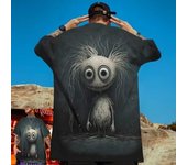 Camiseta divertida para hombre, camisetas de manga corta con estampado 3D de dibujos animados, camisetas de verano de secado rápido, camisetas de gran tamaño, ropa de calle de moda para hombre XL