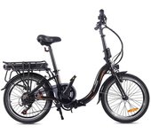 Bicicleta eléctrica 250W 36V 10Ah 80-100km de largo alcance 20 pulgadas Bicicleta eléctrica para exteriores Bicicleta eléctrica plegable para adultos Fafrees 20F054 250W36V10AH