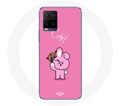 Coque pour Vivo Y21s 2021 / Y21 2021 BTS Bangtan Sonyeondan BT21 Shooky Suga Et Cooky Jungkook